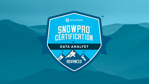 SnowPro Advanced Data Analyst Certifications - snowflake certifications