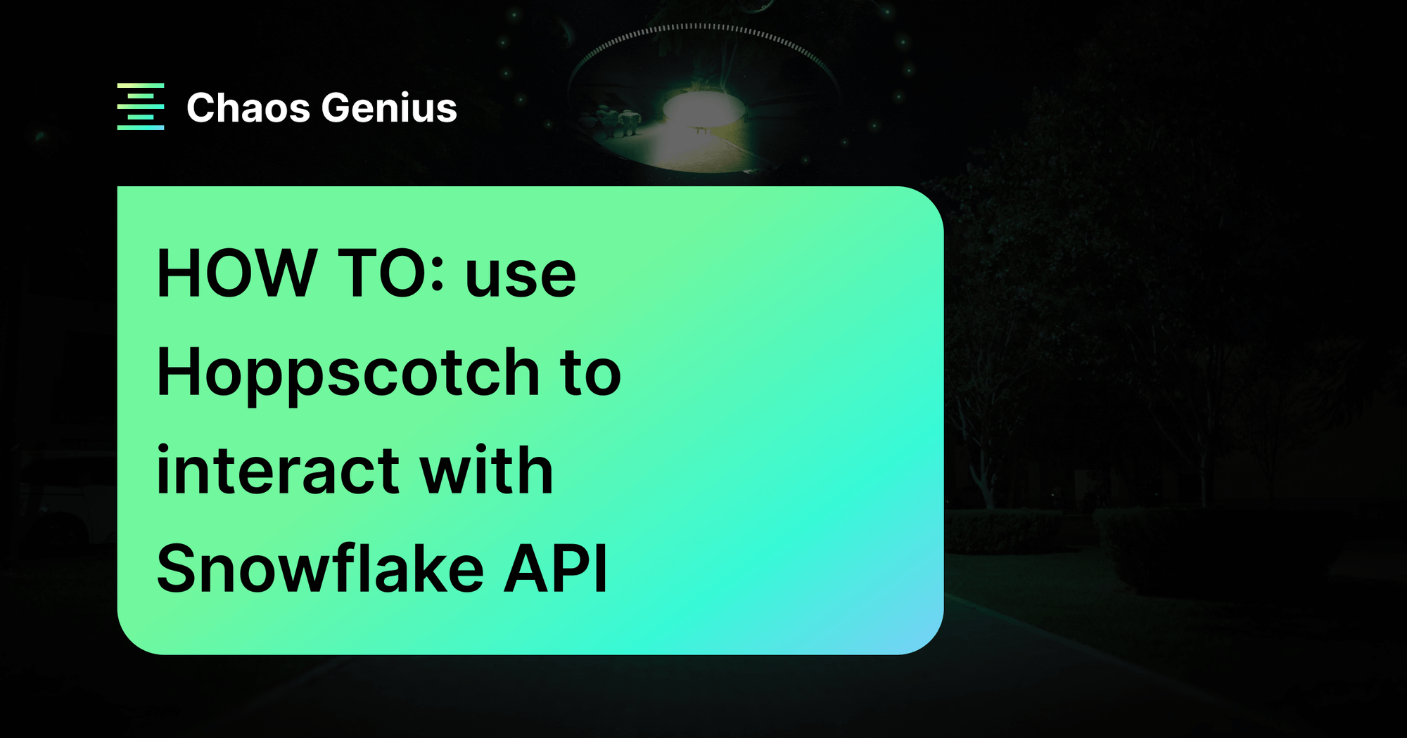 How to use hoppscotch to interact with snowflake api 2024 