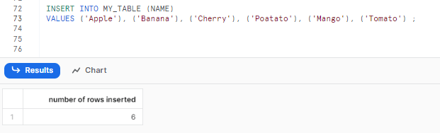 Inserting data into Snowflake table with custom strinmg values - Snowflake SQL - SQL techniques - advanced sql queries