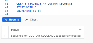 Creating custom Snowflake sequence with start and increment values - Snowflake SQL - SQL techniques - advanced sql queries