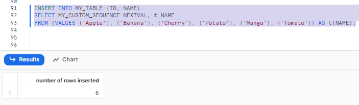 Populating Snowflake table column with sequence values - Snowflake SQL - SQL techniques - advanced sql queries