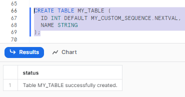 Setting default Snowflake column value using sequence - Snowflake SQL - SQL techniques - advanced sql queries