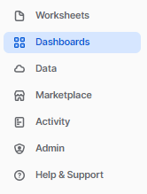 Dashboard section - Snowflake monitoring
