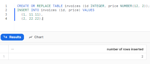 Creating 'books' table and inserting sample data in Snowflake - snowflake scripting - snowflake variables - stored procedures in snowflake - snowflake stored procedure examples - snowflake javascript