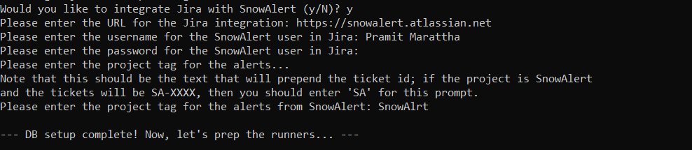 Inspecting the process of integrating Jira with Snowalert - snowalert