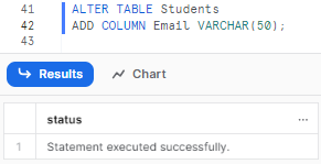 Adding an Email Column - Snowflake ADD COLUMN