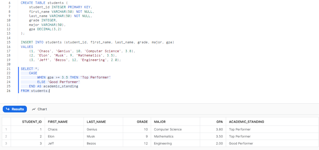 Running Queries in Worksheets - Snowflake Snowsight