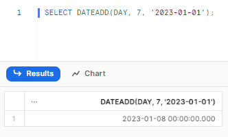 Adding 7 days to custom date - Snowflake DATEADD()