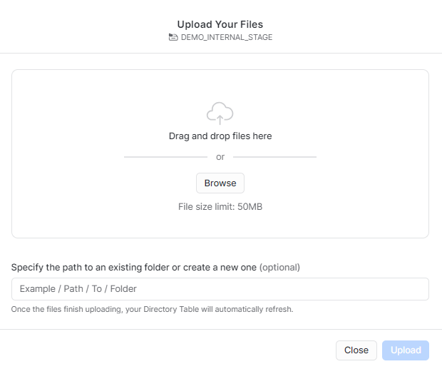 Uploading Sample CSV File to Internal Stage - Snowflake COPY INTO