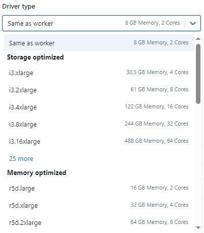 Configure Drive Nodes - Databricks Clusters