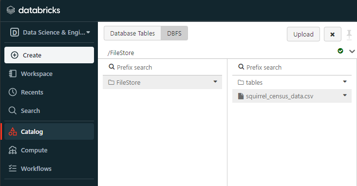 Uploading files to Databricks DBFS