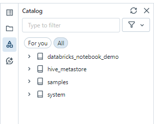 Browsing data in Databricks notebook
