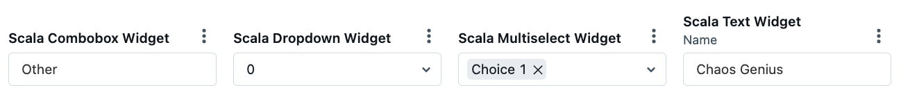 Creating Simple Databricks Widgets using Scala