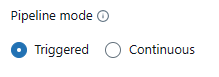 Pipeline mode configuration - Databricks Delta Live Table