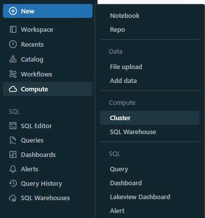 Accessing Cluster Management - Databricks Photon