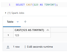 TINYINT Numeric - Databricks Data Types