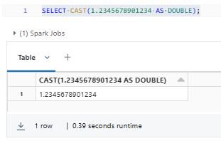 DOUBLE Approximate Numeric - Databricks Data Types