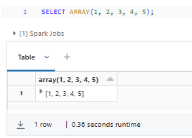 Complex Array - Databricks Data Types