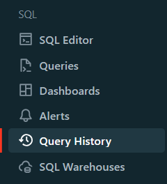 View Query History and Profiles - Databricks SQL