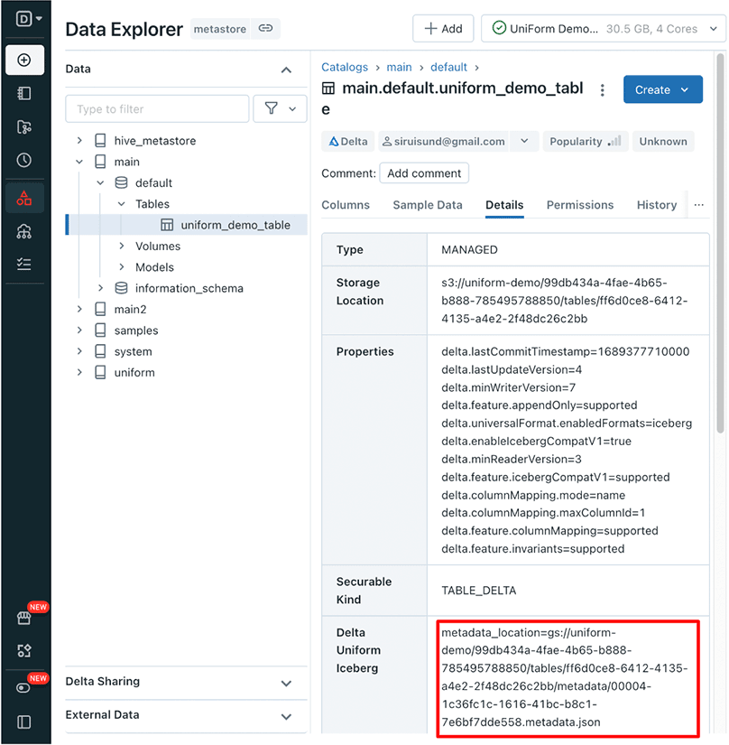 Exploring the Directory Structure - Databricks UniForm