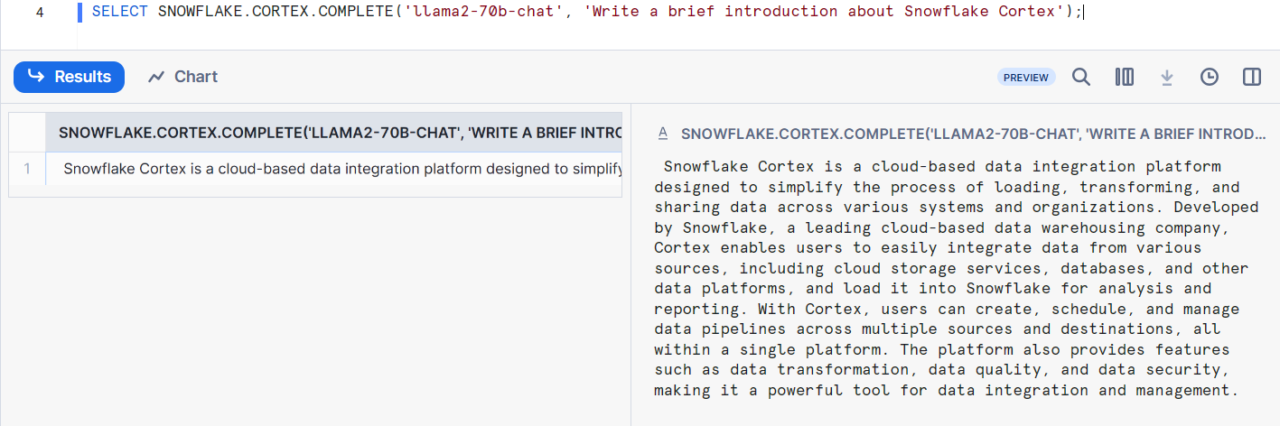 Snowflake Cortex LLM Functions—A Complete Overview (2024)