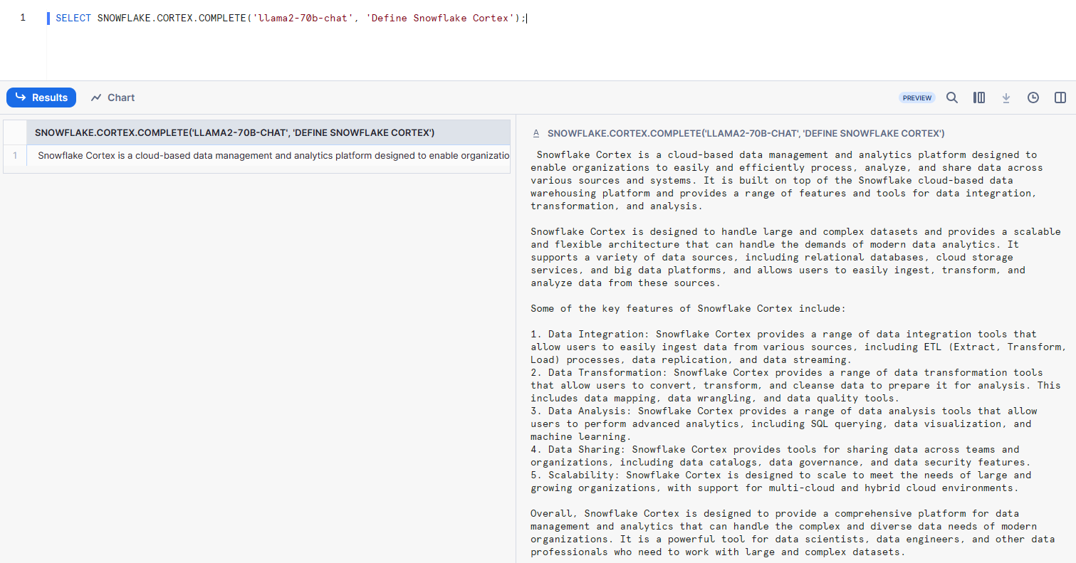 Snowflake Cortex LLM Functions—A Complete Overview (2024)