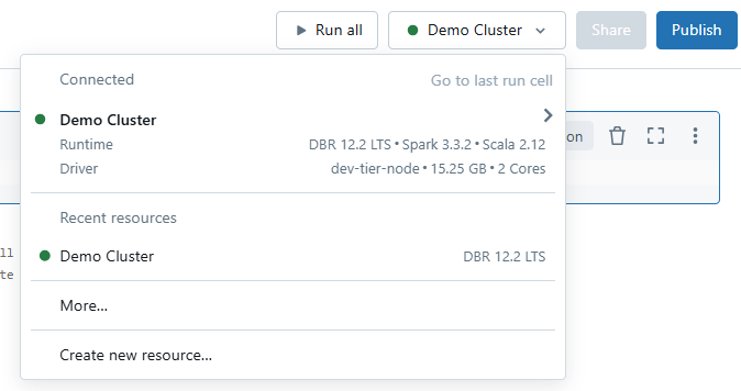 Attaching Databricks Cluster to Databricks Notebook - Databricks ADD COLUMN – Databricks ALTER TABLE ADD COLUMN – Databricks Add Column to Table – Databricks Notebooks – Databricks Clusters – Databricks Table – Databricks Delta Table – Delta Live Tables Databricks – Databricks CREATE TABLE – Databricks External Table – Databricks Clone Table – Databricks Managed Table – Databricks SHOW TABLE – Databricks DROP TABLE – Databricks PySpark – Databricks spark sql