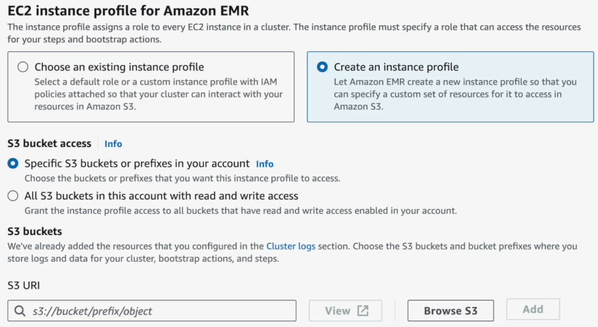 Creating an EC2 instance profile - EMR Spot Instances – AWS EMR Spot Instances – EMR on EC2 – EC2 Spot Instances – AWS EC2 – EC2 instance – EC2 instance type – AWS S3 – S3 bucket – AWS Step Functions – Step Functions – AWS IAM – IAM Role – IAM Permissions – AWS VPC – AWS EKS – Elastic Kubernetes Service – AWS Spot Instances – AWS Subnets – EMR Serverless – AWS EMR Serverless – EMR Cluster – EMR on EKS – EMR Instance Types – EMR Instance Fleets – AWS EMR Create Cluster – EMR Create Cluster – EMR Instance Group – EMR Nodes – EMR Master Node – Core Node – Task Node