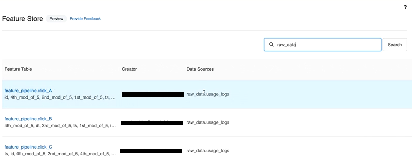 Databricks Feature Store UI - Databricks Feature Store - Feature Store Databricks - Databricks Feature Store Example - Feature Store in Databricks - Feature Engineering - Unity Catalog - Databricks Unity Catalog
