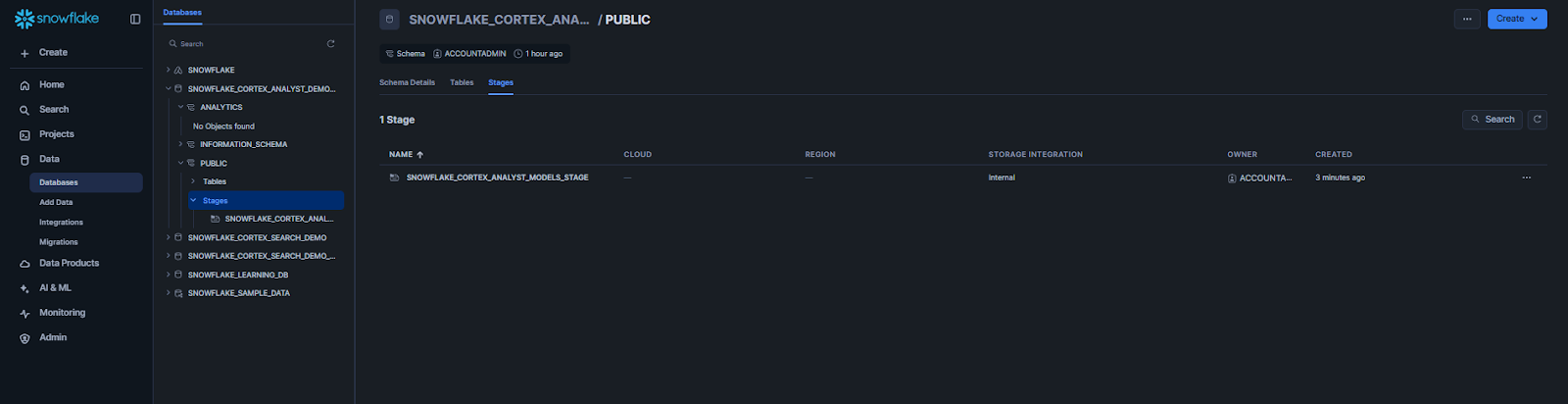 Uploading YAML file via Snowflake Snowsight - Snowflake Cortex - Snowflake Cortex Analyst - Cortex Analyst - Agentic AI - Large Language Models - State-of-the-art Large Language Models - LLMs - Meta Llama - Mistral models - Azure OpenAI - YAML - Sentiment Analysis - Semantic Model - Semantic Data Model - Snowflake Semantic Model - Snowflake AI - Snowflake AI and ML - Snowflake AI and ML Studio - Snowsight - Snowflake Snowsight - Text to SQL - Self Serve Business Intelligence - Conversational Analytics - Snowflake Streamlit - Streamlit - Self Serve Analytics - Text Classification - Snowflake Stage - Snowflake Create Stage - Snowflake External Stage - Snowflake Internal Stage - Snowflake Roles - Natural Language Queries - Natural Language SQL Query - Snowflake ACCOUNT_USAGE - Snowflake REST API - REST API Integration - Snowflake RBAC - Snowflake Virtual Warehouse - Multi-turn Conversation - Multi-turn Chatbot - LLM Powered - Semantic View - Snowflake Warehouse Configuration - Snowflake CORTEX_USER - Cortex Analyst Cost - Cortex Analyst Limitations