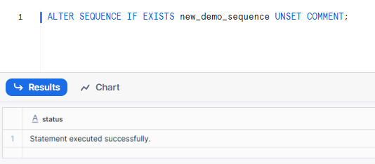 Removing the Comment from a Snowflake Sequence - Snowflake Sequence - Snowflake CREATE SEQUENCE - Create Sequence in Snowflake - Snowflake IDENTITY - Snowflake AUTOINCREMENT - Snowflake NEXTVAL