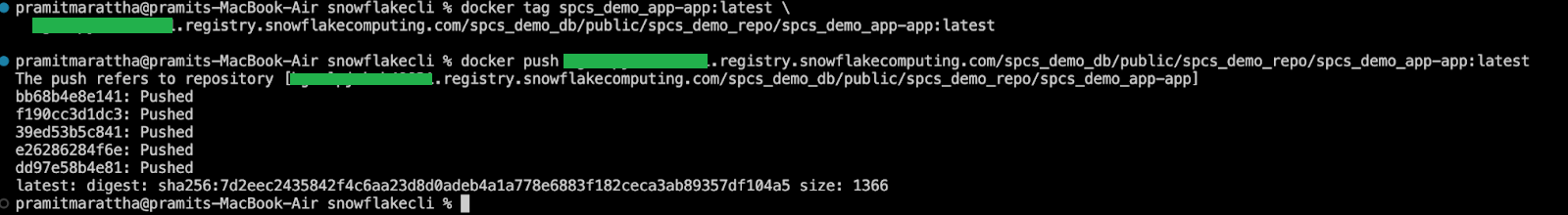 Tagging Docker image for Snowflake registry - Snowflake Snowpark Container Services - Snowflake SPCS - Docker Desktop - Docker CLI - Snowflake CLI - Snowflake Image Repository
