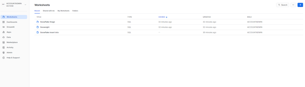 HOW TO: Use Snowsight to Query, Visualize & Share Data