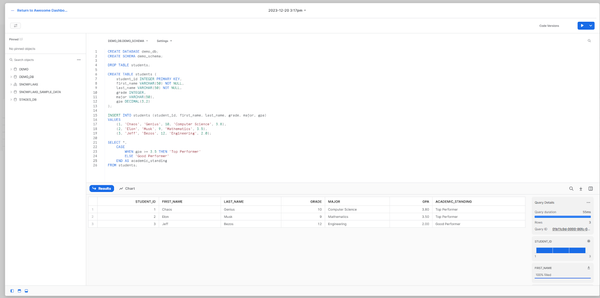 HOW TO: Use Snowsight to Query, Visualize & Share Data