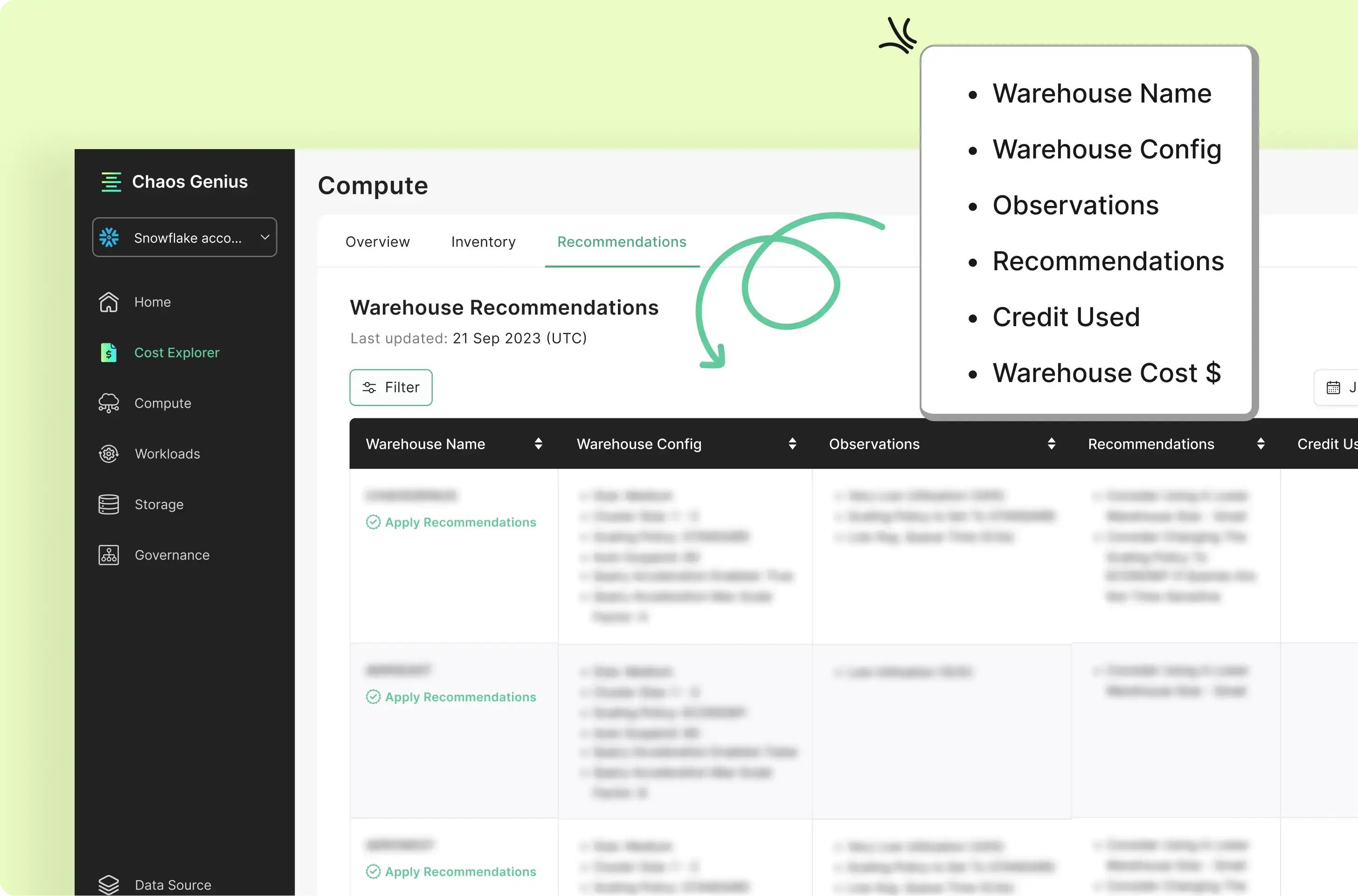 WHRecommendationScreen